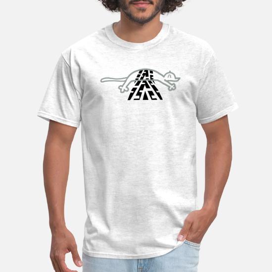 Dead Cat Roadkill' Men's T-Shirt 